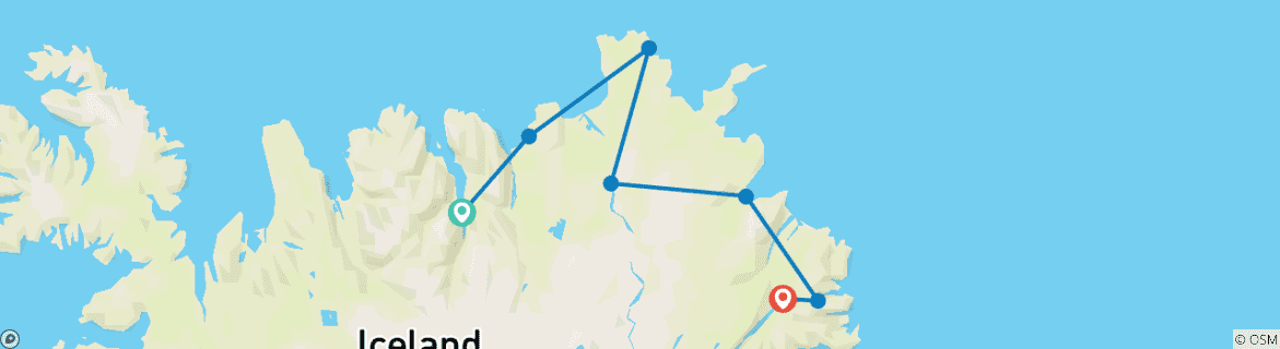 Imagen de un mapa que muestra la ruta del circuito