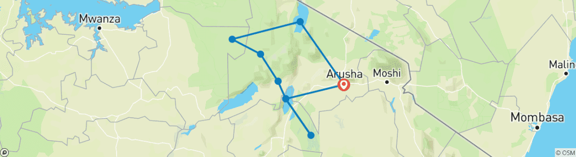 Imagen de un mapa que muestra la ruta del circuito