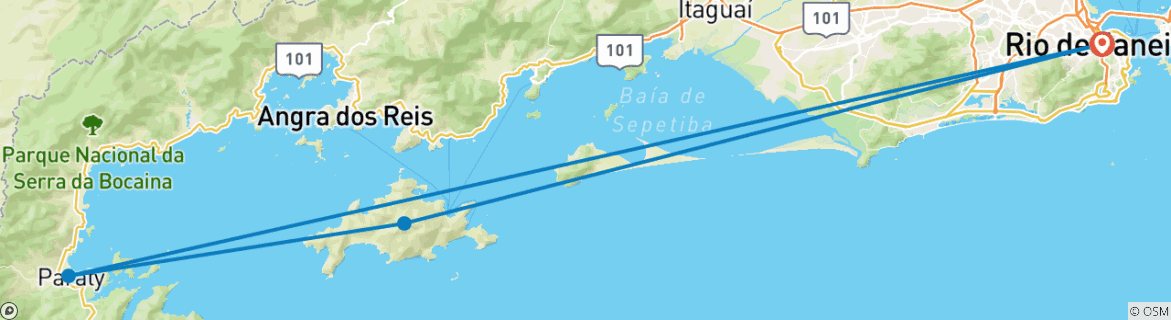 Imagen de un mapa que muestra la ruta del circuito