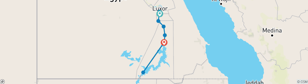 Imagen de un mapa que muestra la ruta del circuito