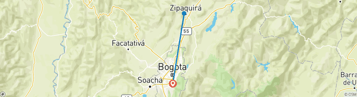 Imagen de un mapa que muestra la ruta del circuito