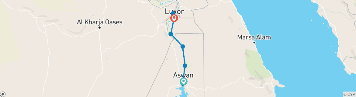 Imagen de un mapa que muestra la ruta del circuito