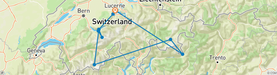 Imagen de un mapa que muestra la ruta del circuito