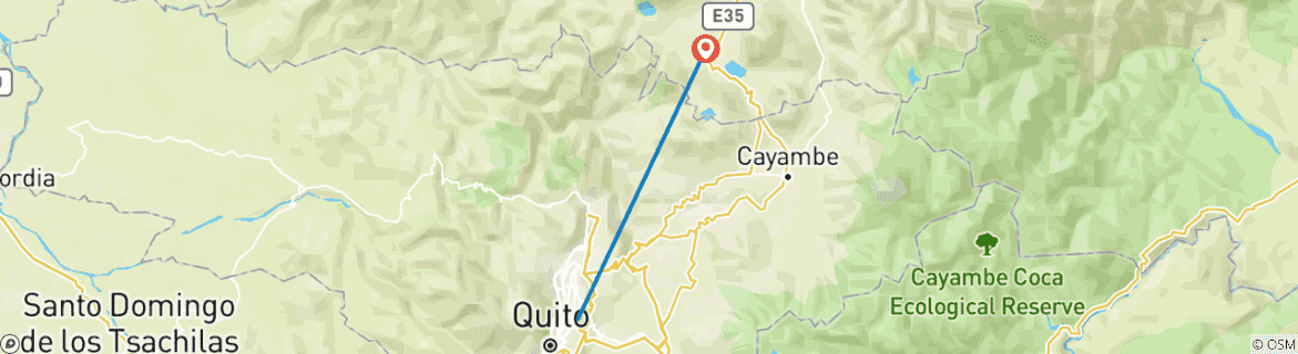 Imagen de un mapa que muestra la ruta del circuito