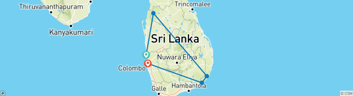 Imagen de un mapa que muestra la ruta del circuito