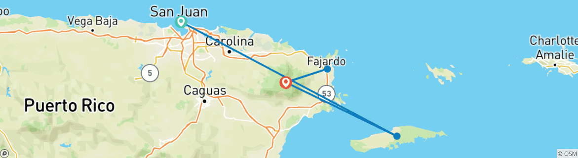 Imagen de un mapa que muestra la ruta del circuito