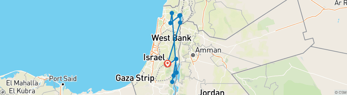 Imagen de un mapa que muestra la ruta del circuito