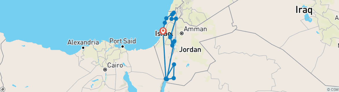 Imagen de un mapa que muestra la ruta del circuito