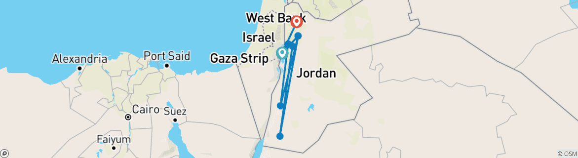 Imagen de un mapa que muestra la ruta del circuito