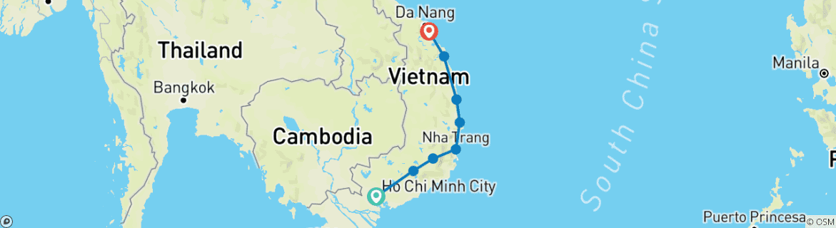 Imagen de un mapa que muestra la ruta del circuito