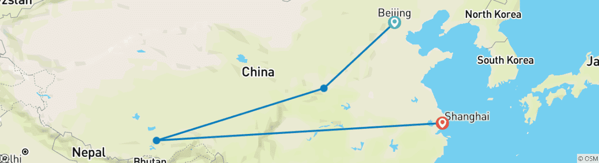 Imagen de un mapa que muestra la ruta del circuito