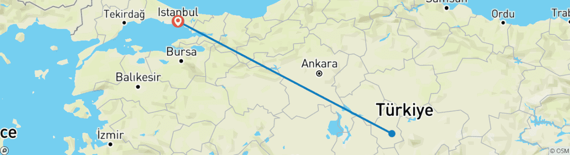 Imagen de un mapa que muestra la ruta del circuito