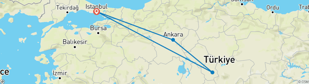 Imagen de un mapa que muestra la ruta del circuito