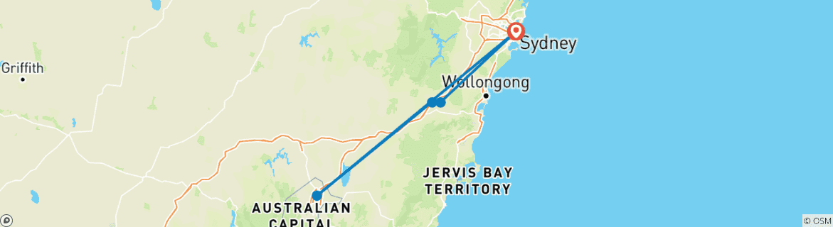Imagen de un mapa que muestra la ruta del circuito