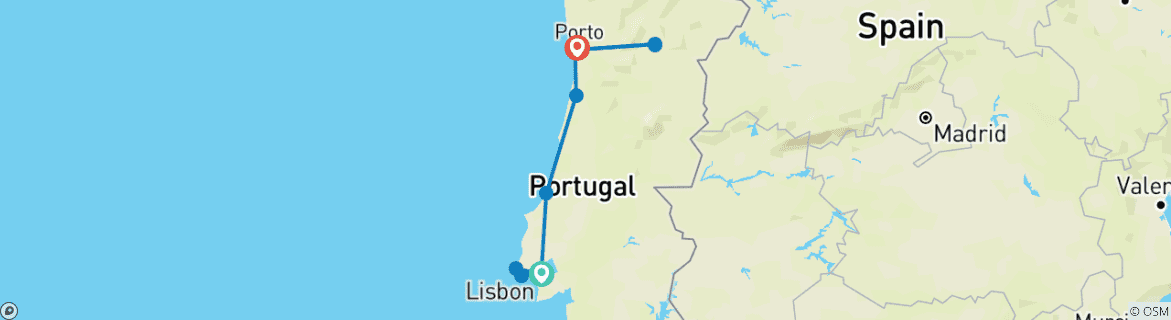 Imagen de un mapa que muestra la ruta del circuito
