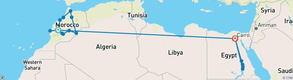 Imagen de un mapa que muestra la ruta del circuito