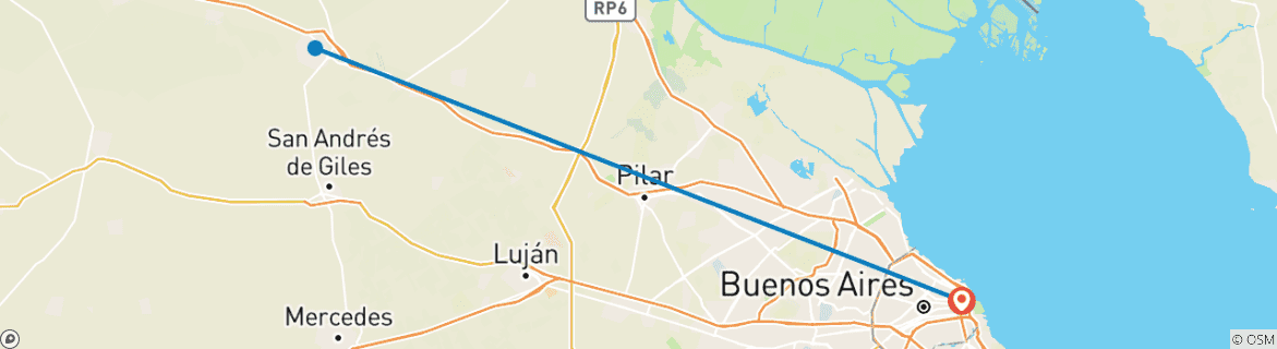 Imagen de un mapa que muestra la ruta del circuito