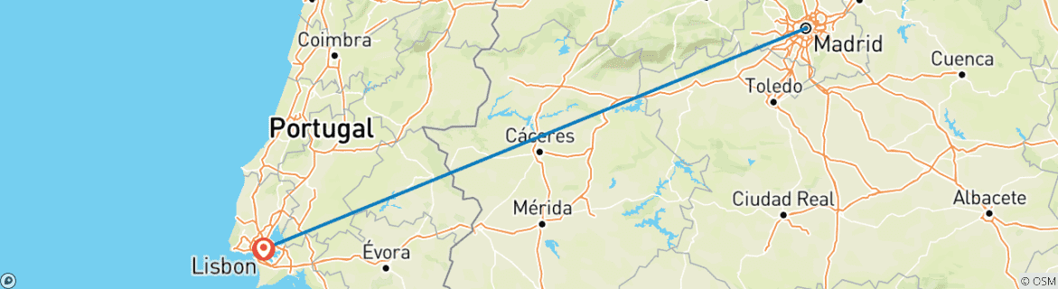 Imagen de un mapa que muestra la ruta del circuito