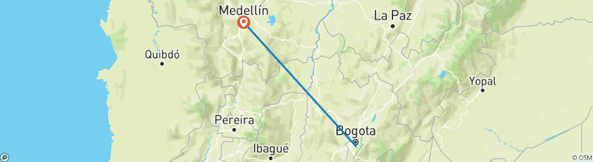 Image d'une carte montrant l'itinéraire du circuit