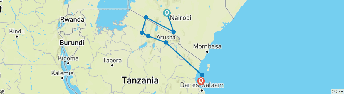 Imagen de un mapa que muestra la ruta del circuito