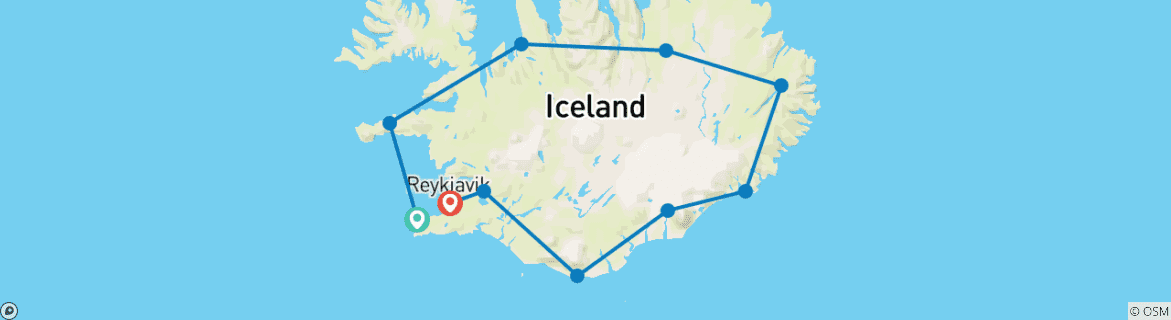 Imagen de un mapa que muestra la ruta del circuito