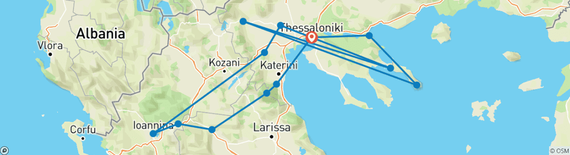 Imagen de un mapa que muestra la ruta del circuito
