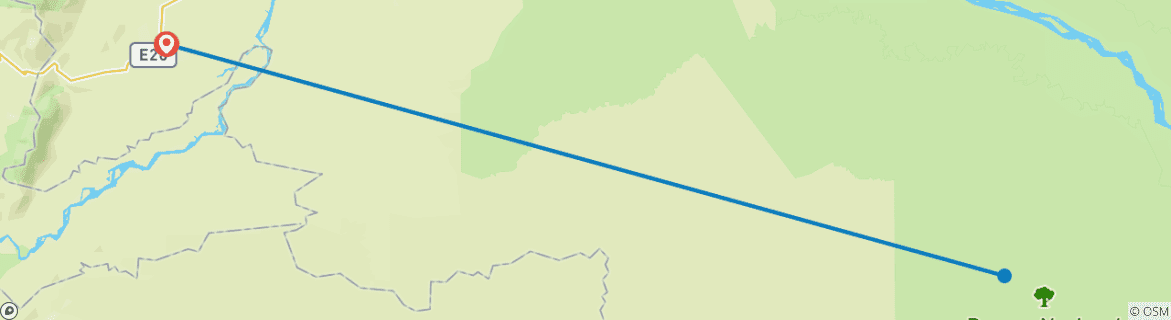 Imagen de un mapa que muestra la ruta del circuito