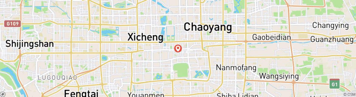 Carte du circuit Mini groupe de 2 jours - Grande Muraille de Mutianyu, Cité interdite et autres curiosités, sans shopping