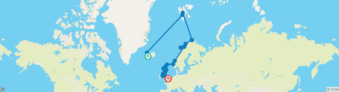 Imagen de un mapa que muestra la ruta del circuito