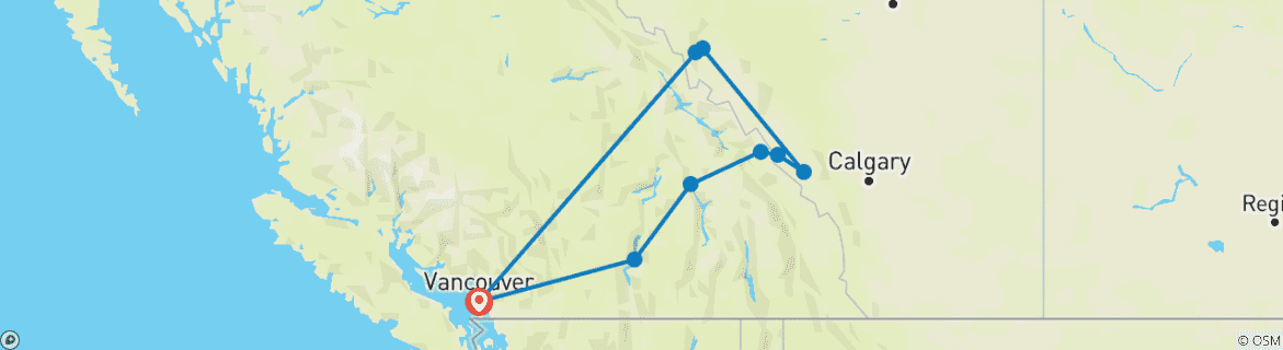 Imagen de un mapa que muestra la ruta del circuito
