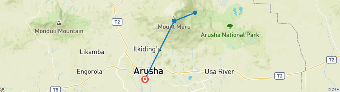 Imagen de un mapa que muestra la ruta del circuito