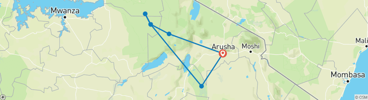 Imagen de un mapa que muestra la ruta del circuito