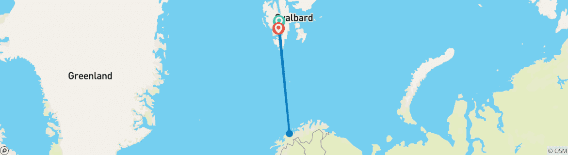 Image d'une carte montrant l'itinéraire du circuit