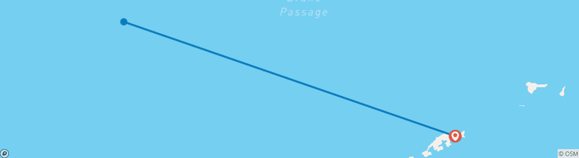 Image d'une carte montrant l'itinéraire du circuit