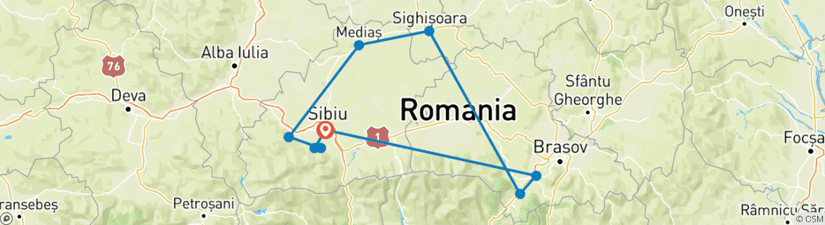 Imagen de un mapa que muestra la ruta del circuito