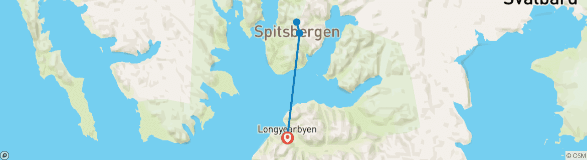 Image d'une carte montrant l'itinéraire du circuit