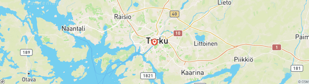 Carte du circuit Semaine de kayak dans le parc national de la mer des Archipels