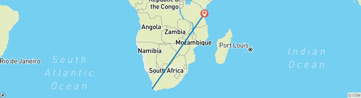 Imagen de un mapa que muestra la ruta del circuito
