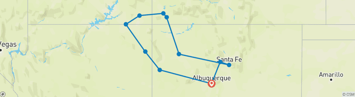 Imagen de un mapa que muestra la ruta del circuito