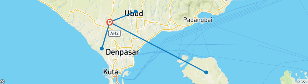 Imagen de un mapa que muestra la ruta del circuito