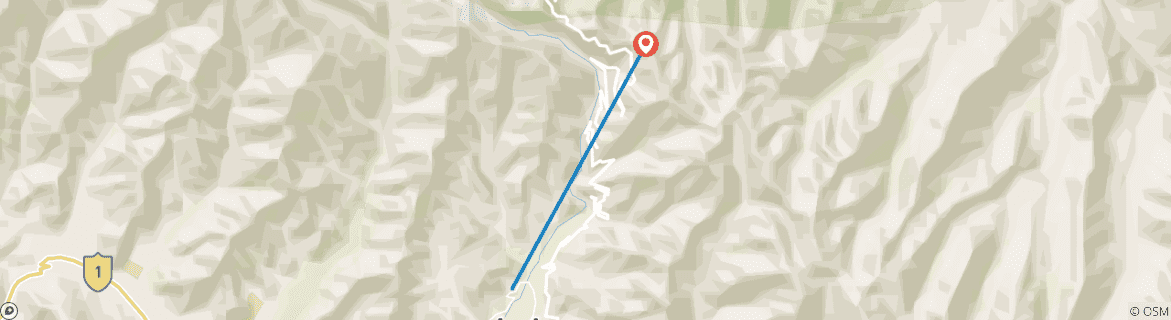 Imagen de un mapa que muestra la ruta del circuito