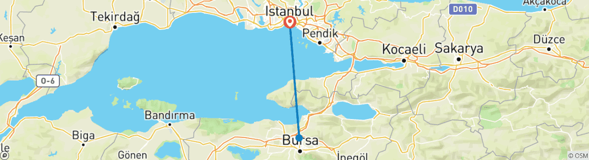 Imagen de un mapa que muestra la ruta del circuito