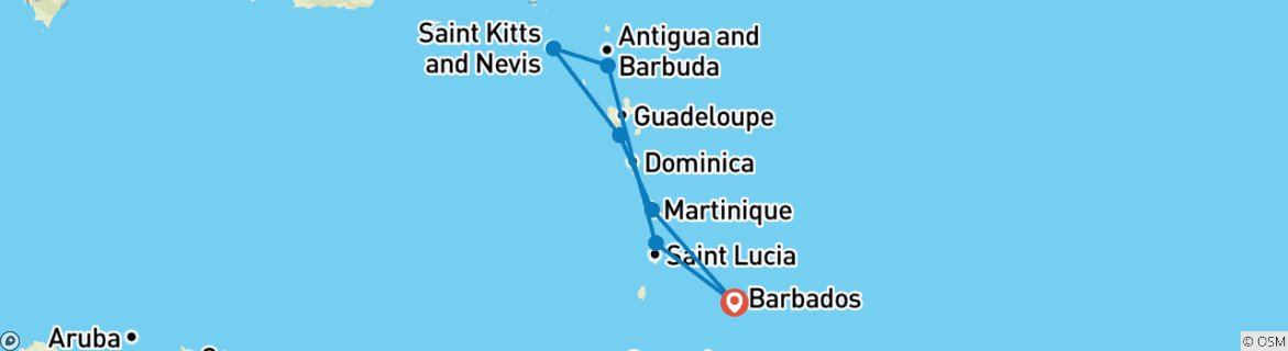 Karte von Royal Clipper