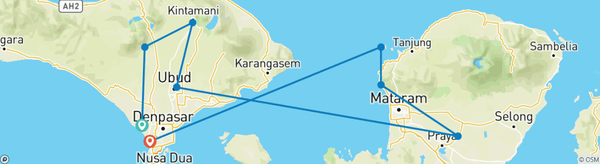 Mapa de Bali y más allá: La vuelta perfecta a la isla