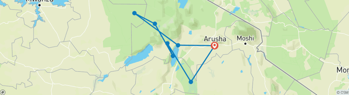 Imagen de un mapa que muestra la ruta del circuito