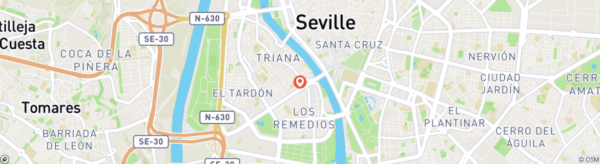 Map of Städtereise nach Sevilla