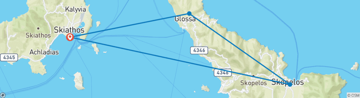 Imagen de un mapa que muestra la ruta del circuito