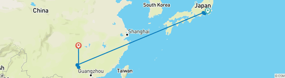 Imagen de un mapa que muestra la ruta del circuito