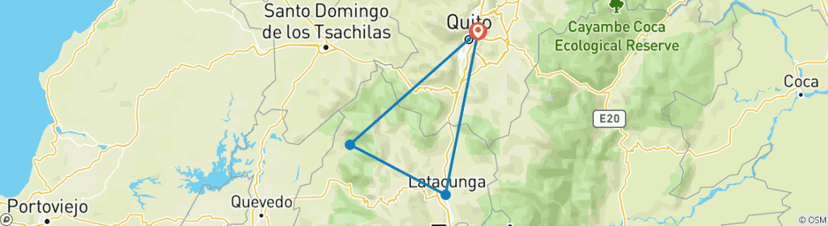 Imagen de un mapa que muestra la ruta del circuito