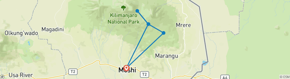 Imagen de un mapa que muestra la ruta del circuito